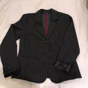 Houndstooth blazer